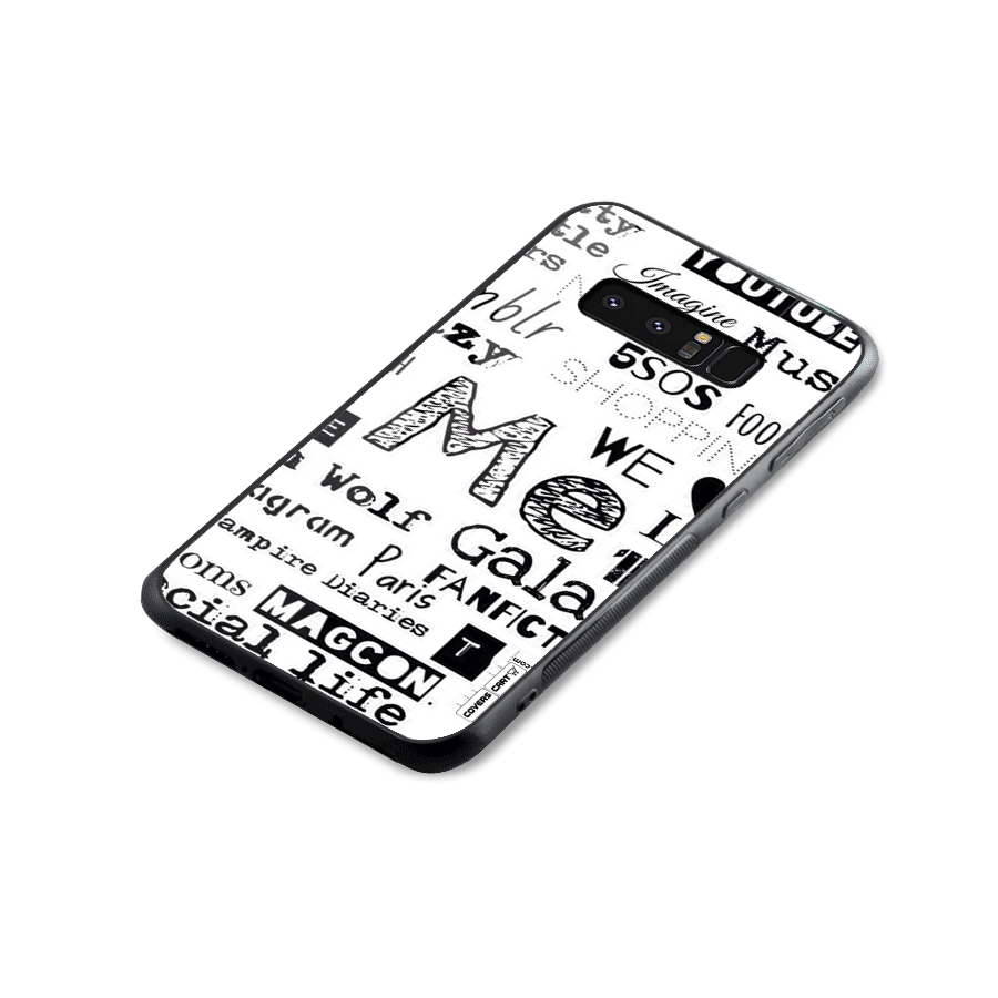 Love Things Glass Back Case for Galaxy Note 8