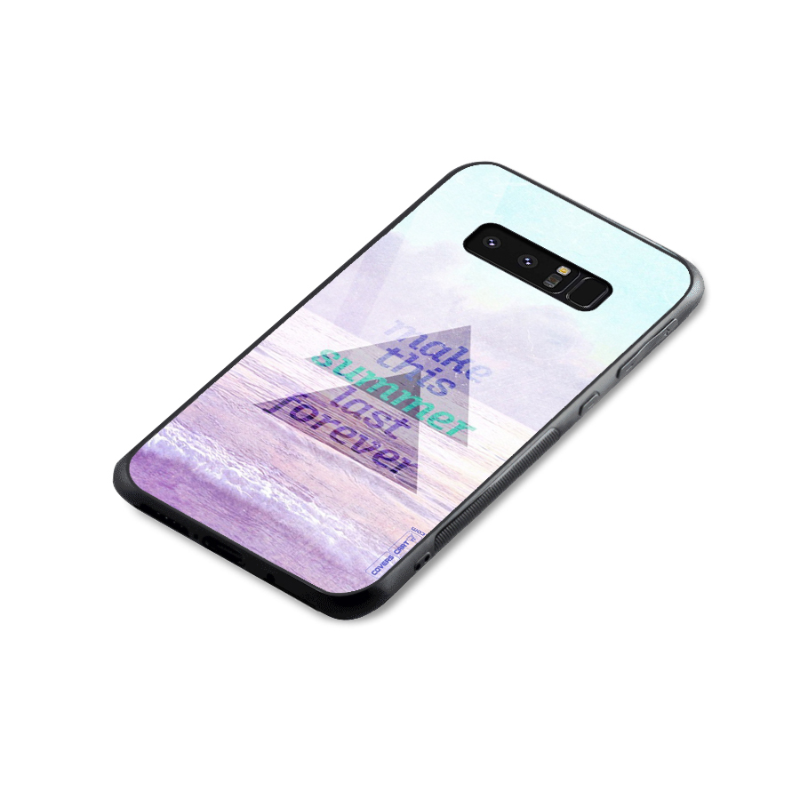 Make This Summer Last Forever Glass Back Case for Galaxy Note 8