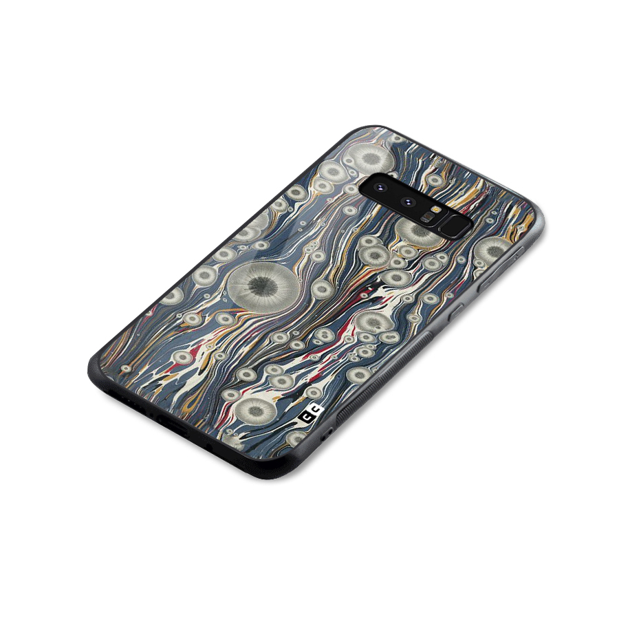 Mini Circles Glass Back Case for Galaxy Note 8