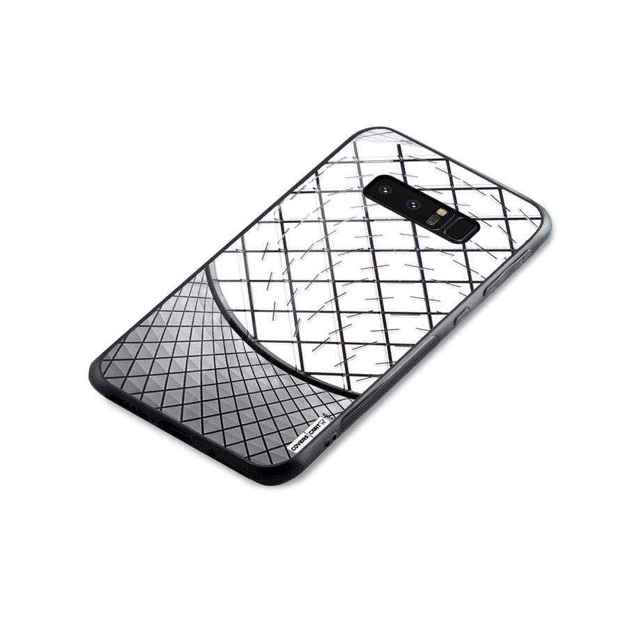 Modern Abstract Pattern Glass Back Case for Galaxy Note 8