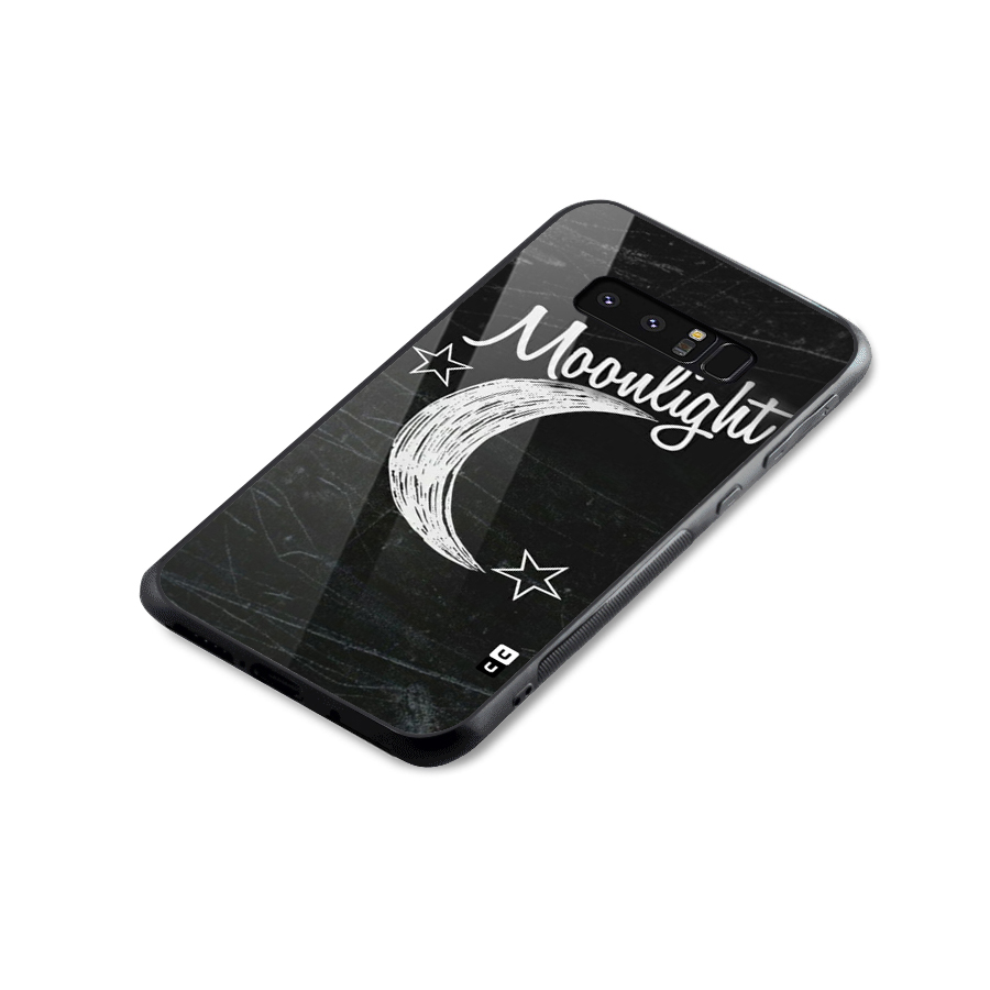 Moon Light Glass Back Case for Galaxy Note 8