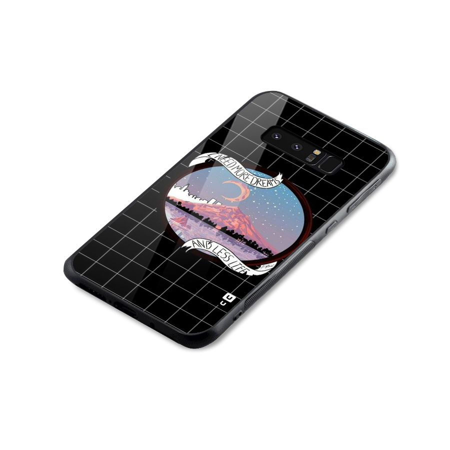 More Dreams Glass Back Case for Galaxy Note 8