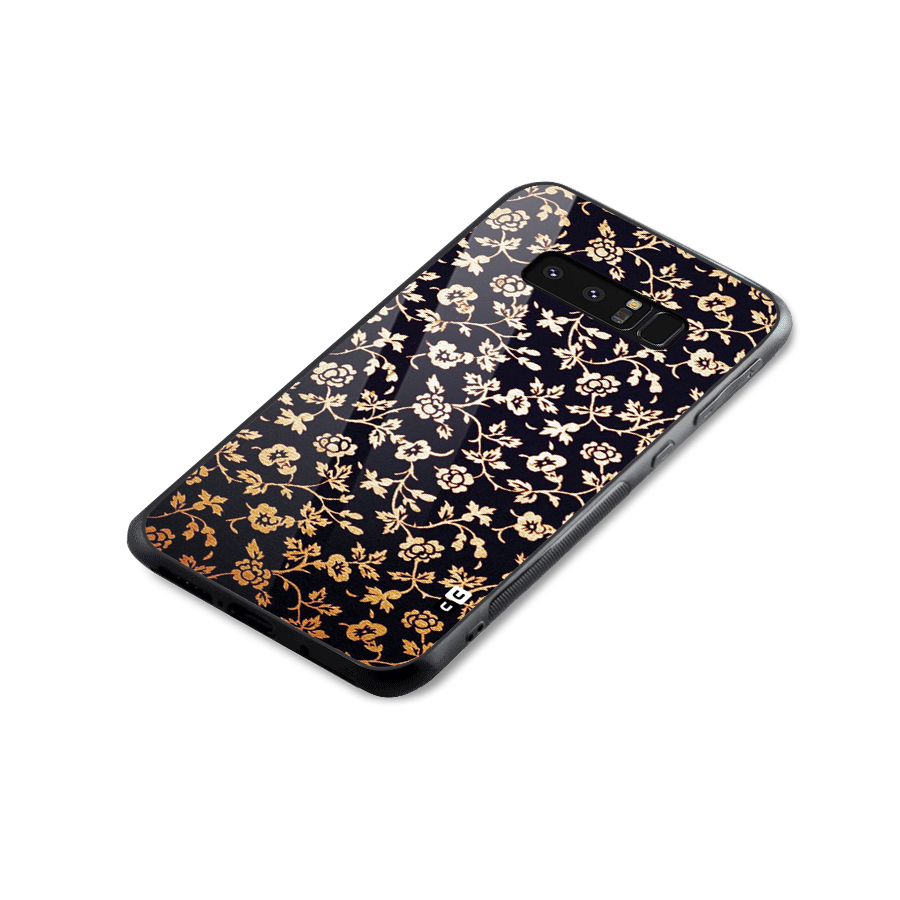 Most Beautiful Floral Glass Back Case for Galaxy Note 8