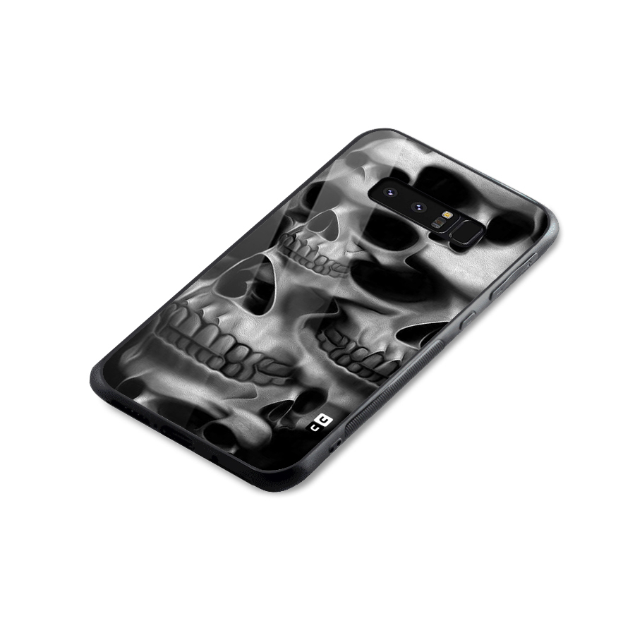 Multiple Skulls Glass Back Case for Galaxy Note 8