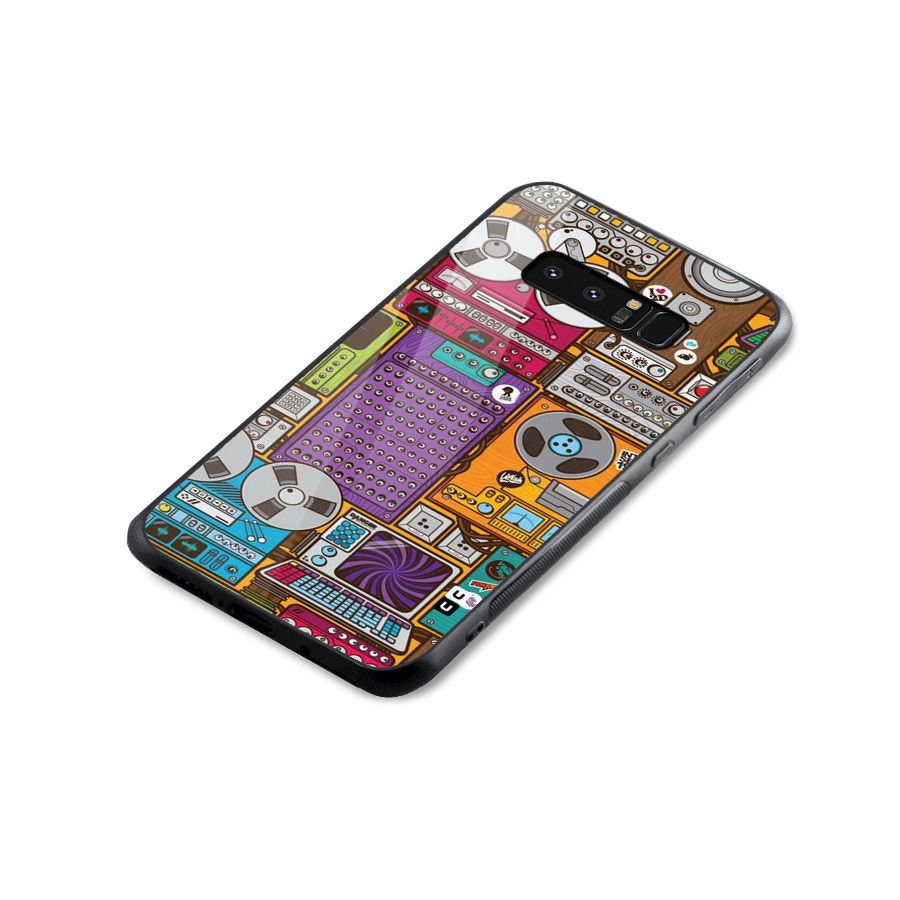 Music Decks Glass Back Case for Galaxy Note 8