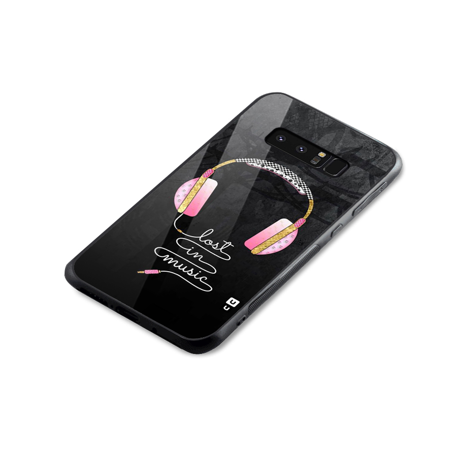 Music Lost Glass Back Case for Galaxy Note 8