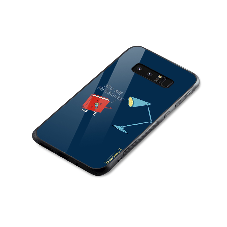 My Sunshine Glass Back Case for Galaxy Note 8