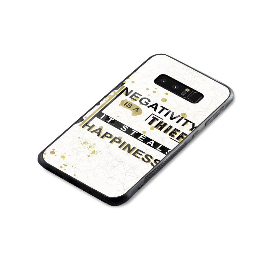 Negativity Thief Glass Back Case for Galaxy Note 8