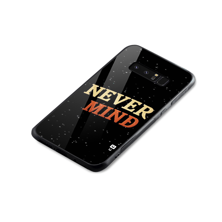 Never Mind Design Glass Back Case for Galaxy Note 8