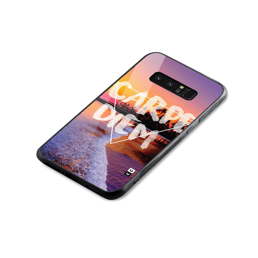 Oceanic Diem Glass Back Case for Galaxy Note 8