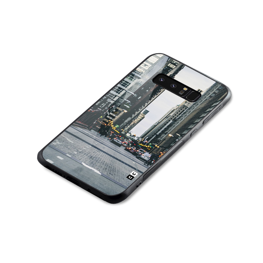 Only Streets Glass Back Case for Galaxy Note 8