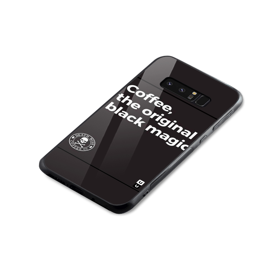 Original Black Magic Glass Back Case for Galaxy Note 8