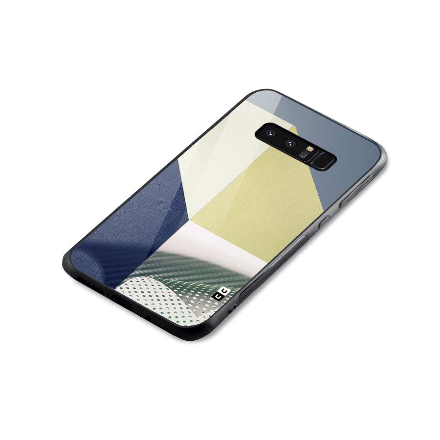 Paper Art Glass Back Case for Galaxy Note 8