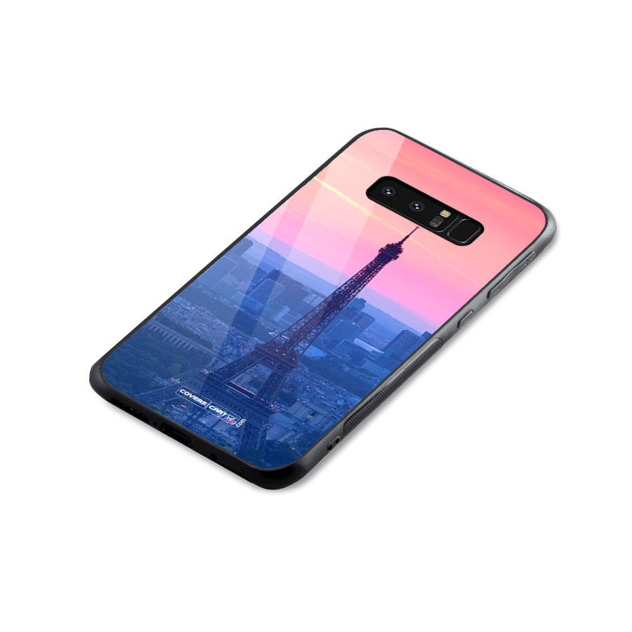Paris Tower Glass Back Case for Galaxy Note 8
