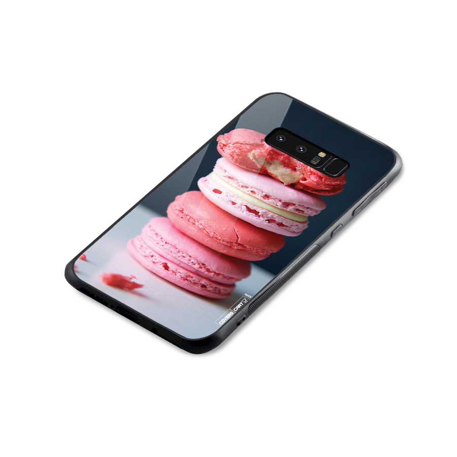 Pastel Macroons Glass Back Case for Galaxy Note 8