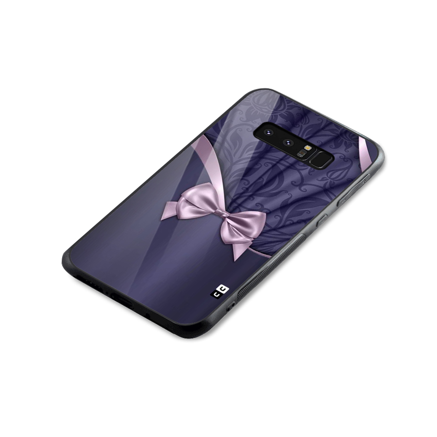Pink Ribbon Glass Back Case for Galaxy Note 8