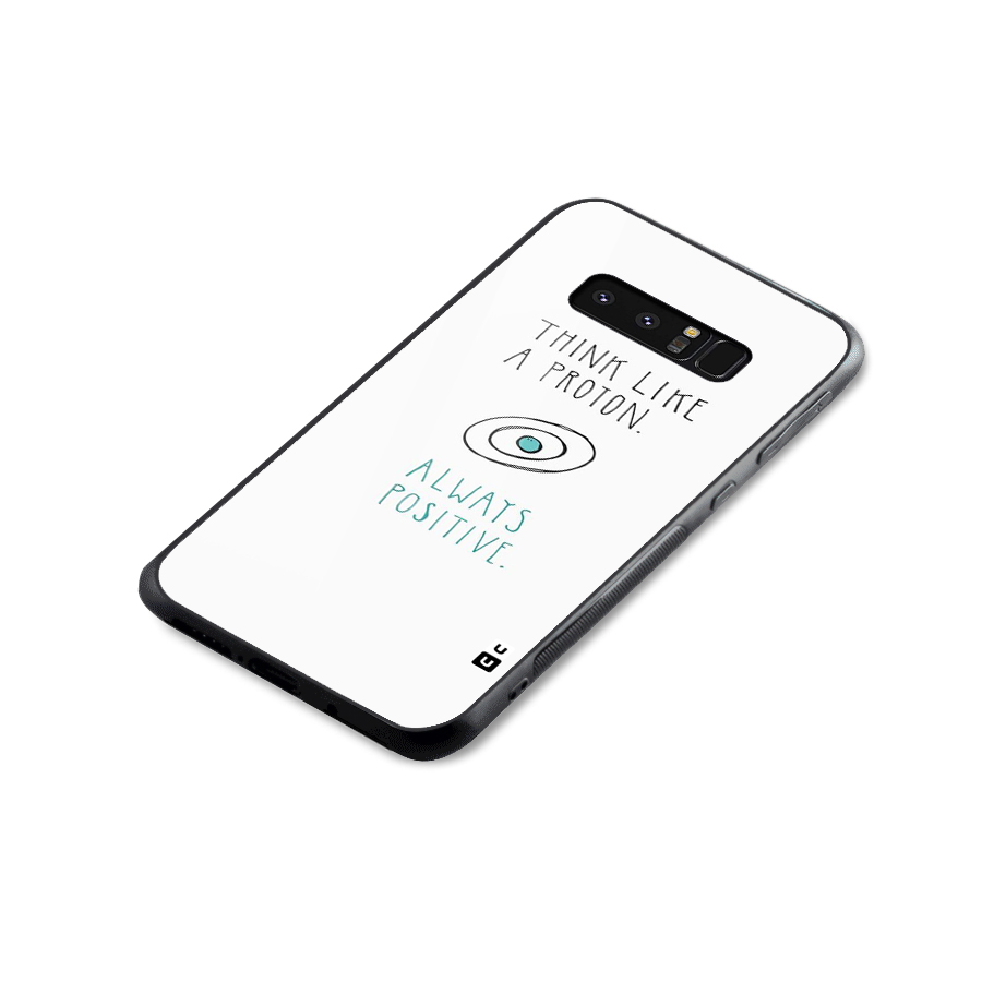Proton Positive Glass Back Case for Galaxy Note 8