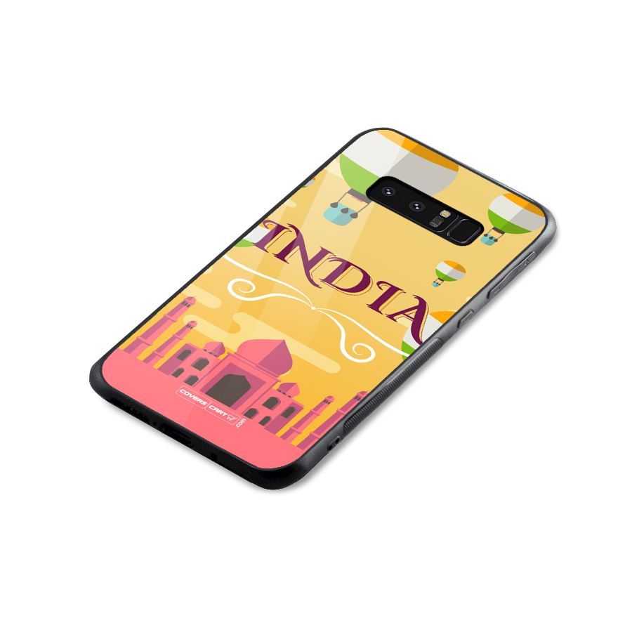 Proud To Be Indian Glass Back Case for Galaxy Note 8