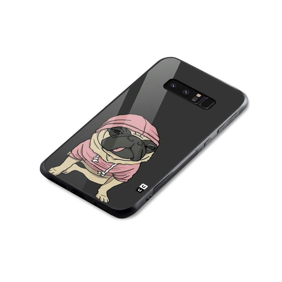 Pug Swag Glass Back Case for Galaxy Note 8