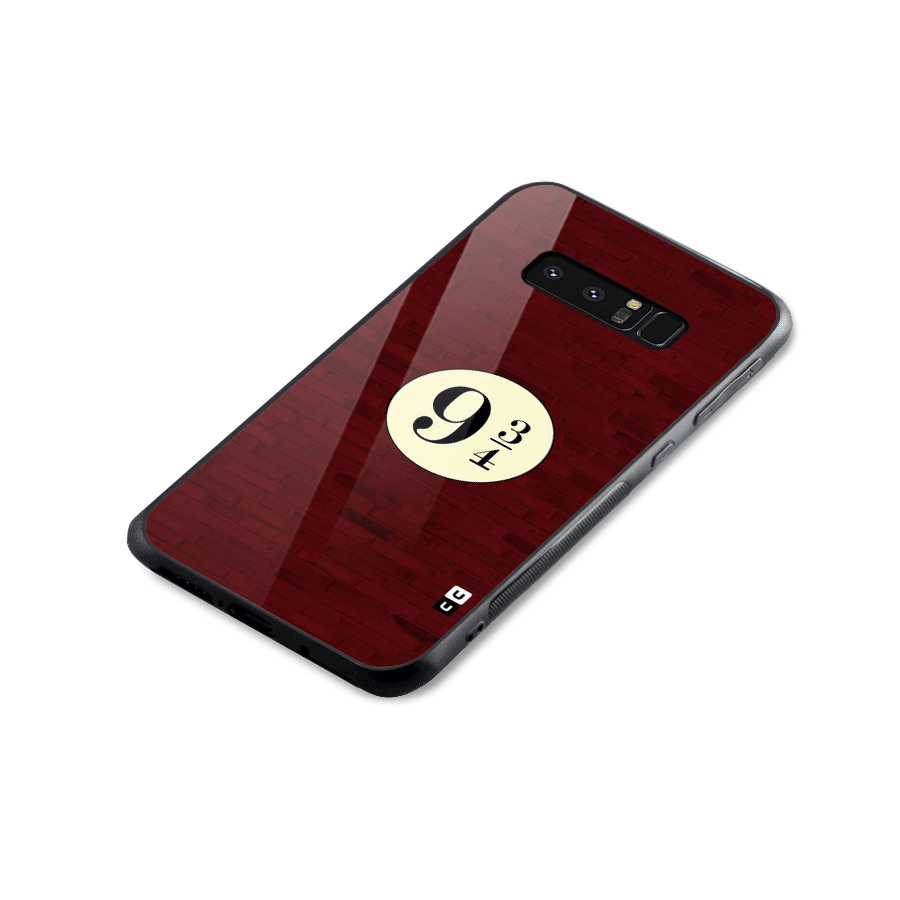 Red Wall Express Glass Back Case for Galaxy Note 8