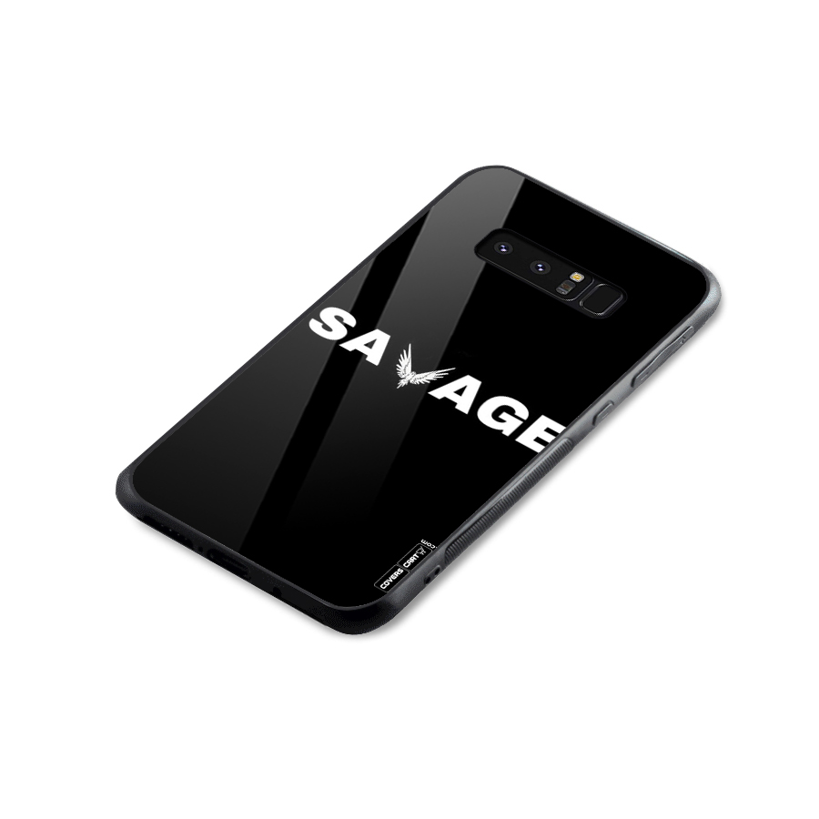 Savage Glass Back Case for Galaxy Note 8