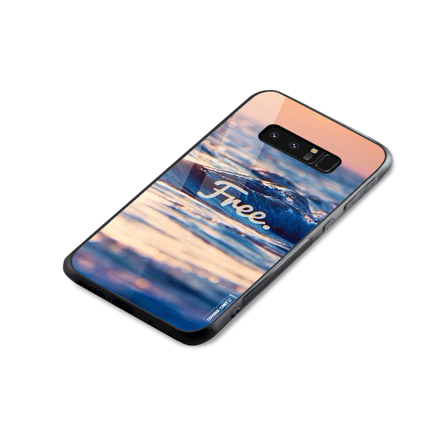 Set Yourself Free Glass Back Case for Galaxy Note 8