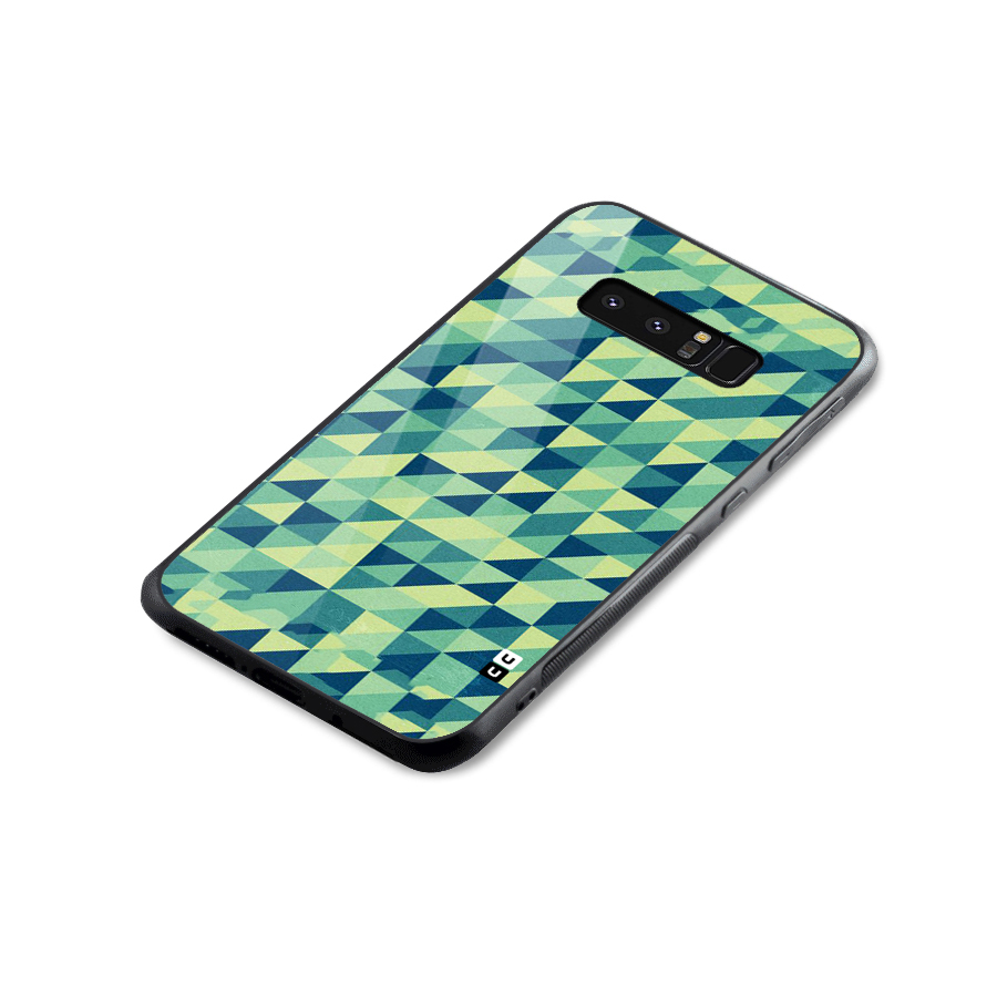 Shady Green Glass Back Case for Galaxy Note 8