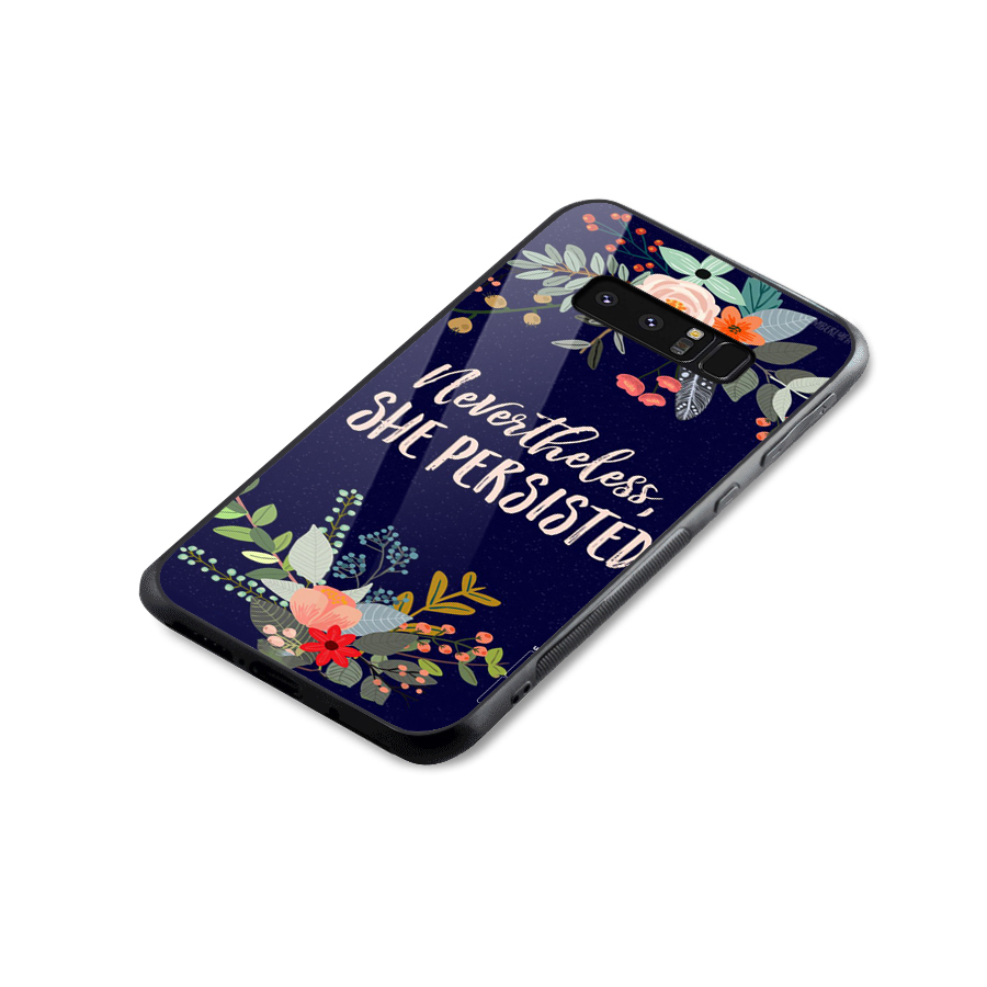 She Persisted Glass Back Case for Galaxy Note 8