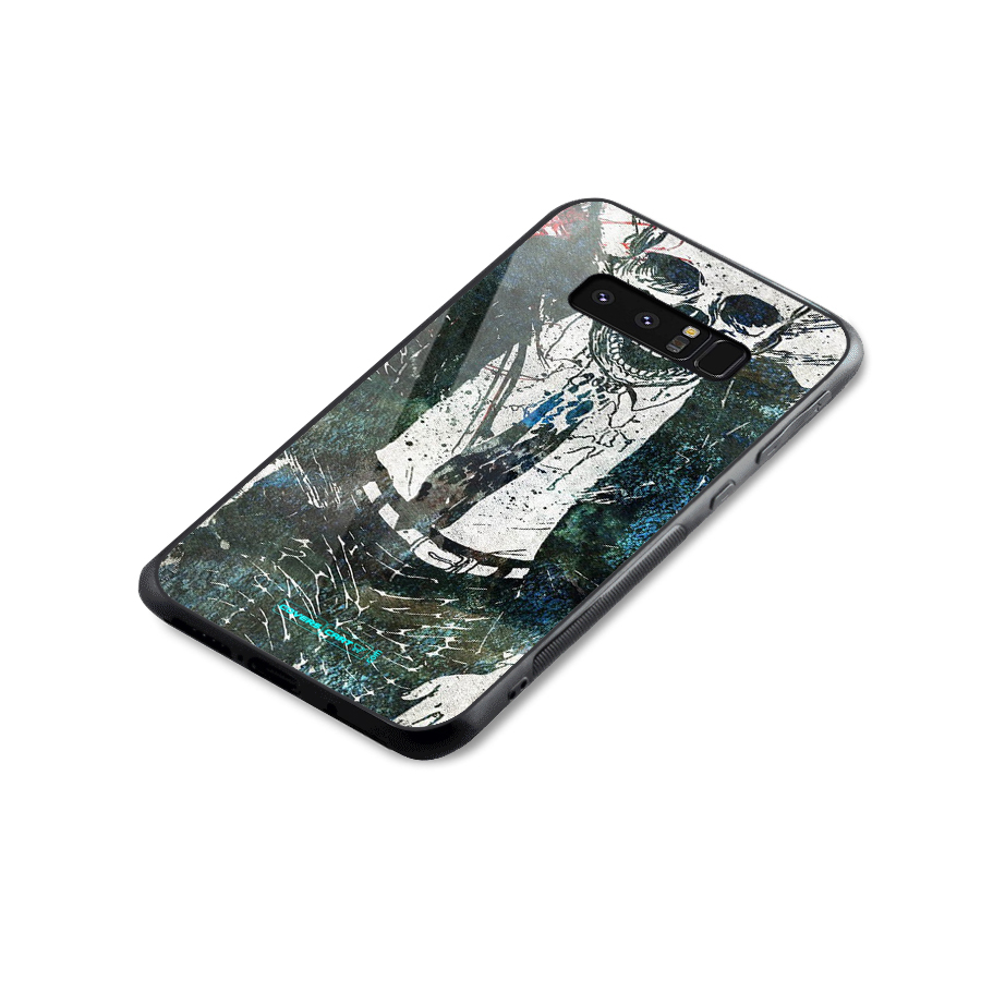 Skeleton in a Suit Glass Back Case for Galaxy Note 8
