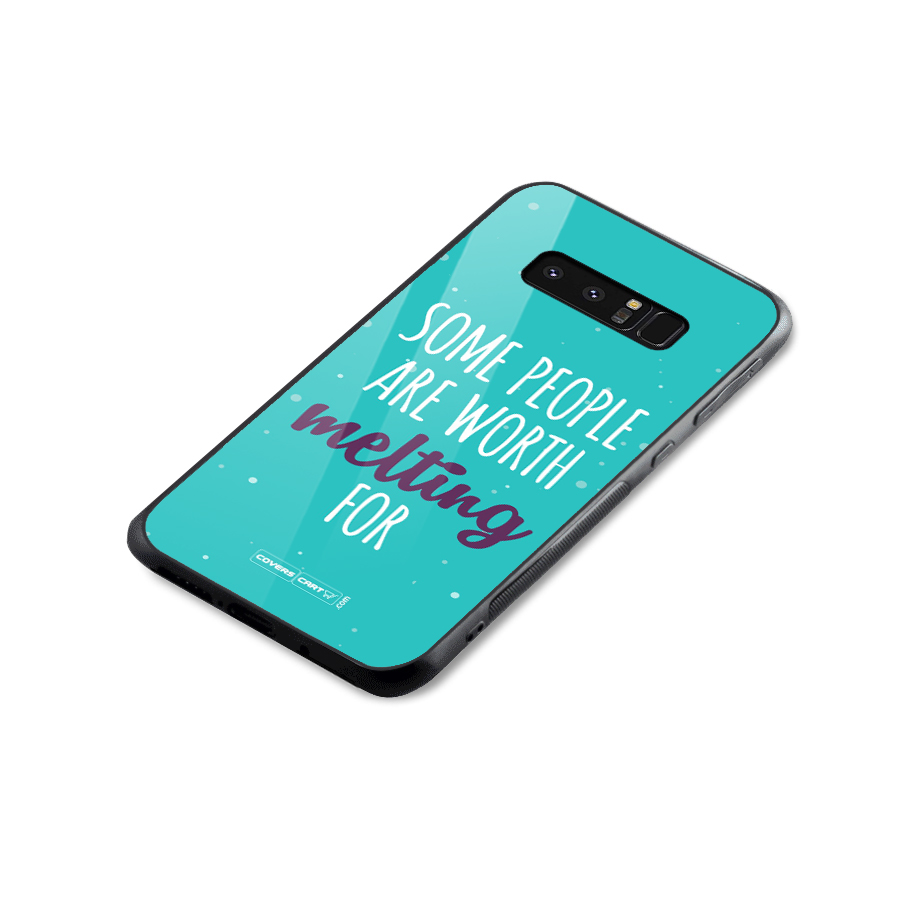 Some People Are Worth Melting For Glass Back Case for Galaxy Note 8