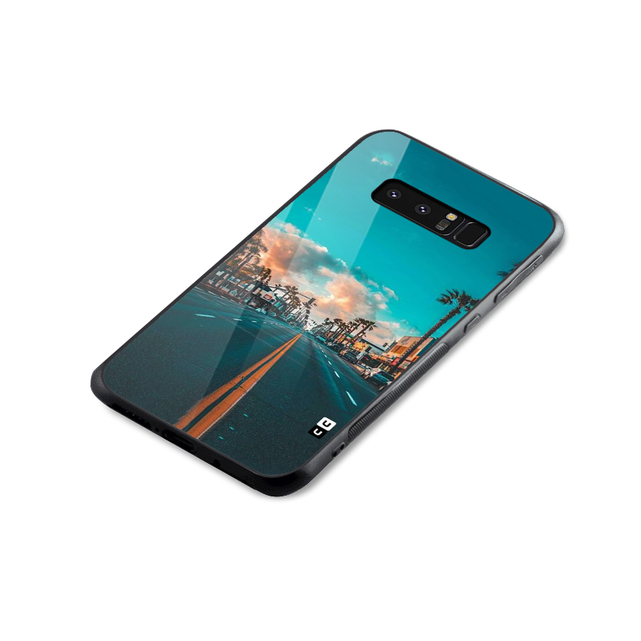 Sundown Road Glass Back Case for Galaxy Note 8