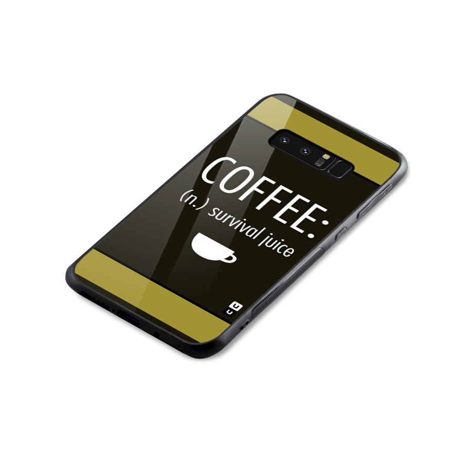 Survival Juice Glass Back Case for Galaxy Note 8