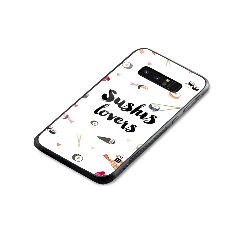 Sushi Lovers Glass Back Case for Galaxy Note 8
