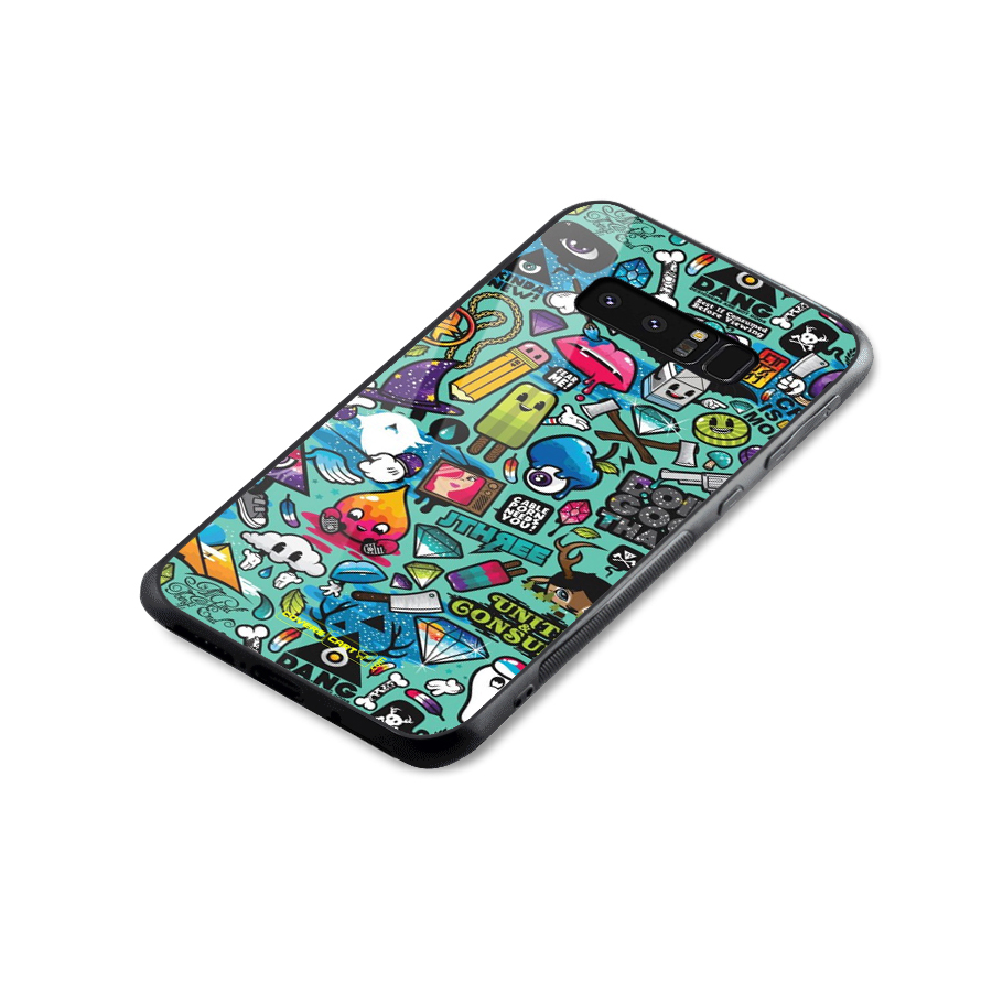 Sweet Candies Glass Back Case for Galaxy Note 8