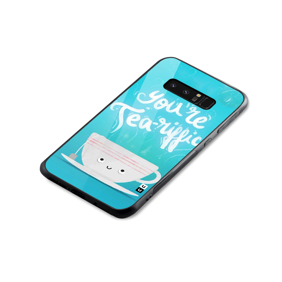 Tea-rific Glass Back Case for Galaxy Note 8