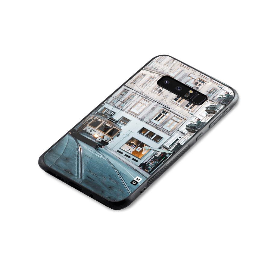 Tramp Train Glass Back Case for Galaxy Note 8