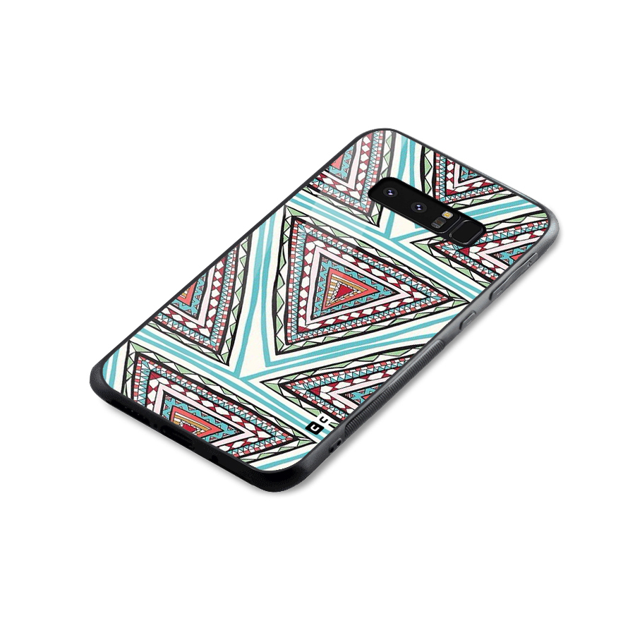 Triangle Abstract Mode Glass Back Case for Galaxy Note 8