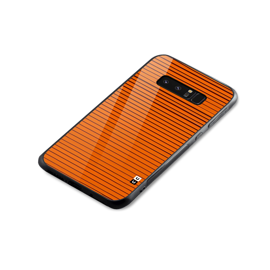Trippy Stripes Glass Back Case for Galaxy Note 8