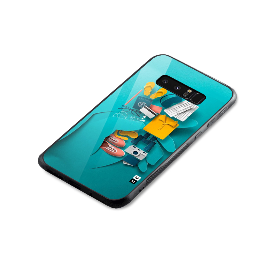 Vacay Vibes Glass Back Case for Galaxy Note 8