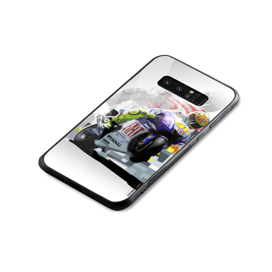 Valentino Rossi Glass Back Case for Galaxy Note 8