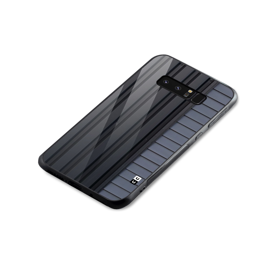 Vertical Horizontal Glass Back Case for Galaxy Note 8
