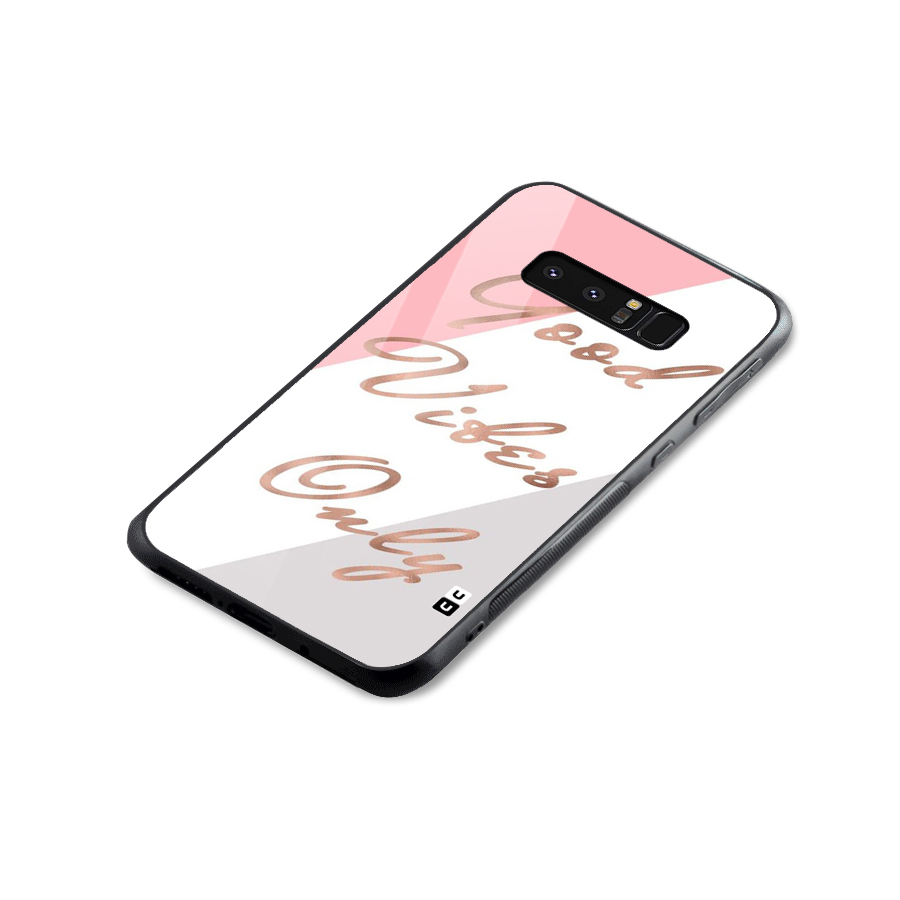 Vibes Classic Stripes Glass Back Case for Galaxy Note 8