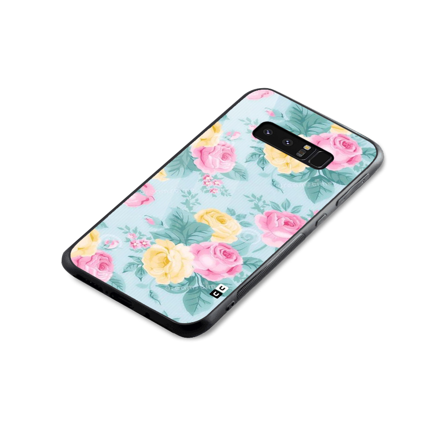Vintage Pastels Glass Back Case for Galaxy Note 8