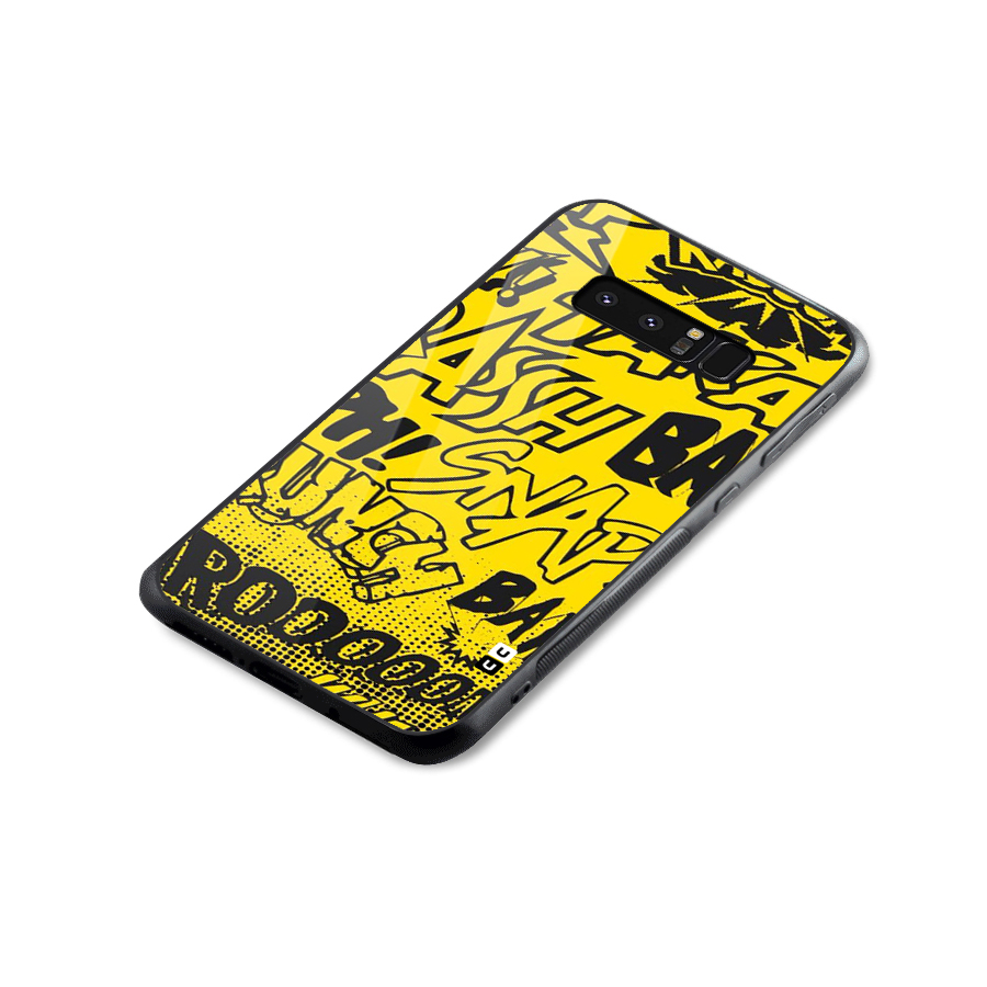 Vroom Snap Glass Back Case for Galaxy Note 8
