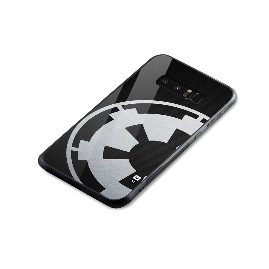 White Wheel Glass Back Case for Galaxy Note 8