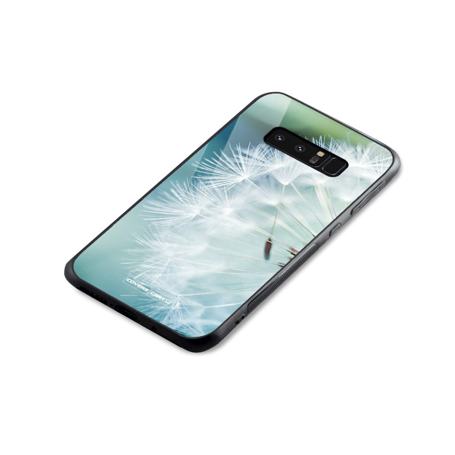 Wish Floral Glass Back Case for Galaxy Note 8