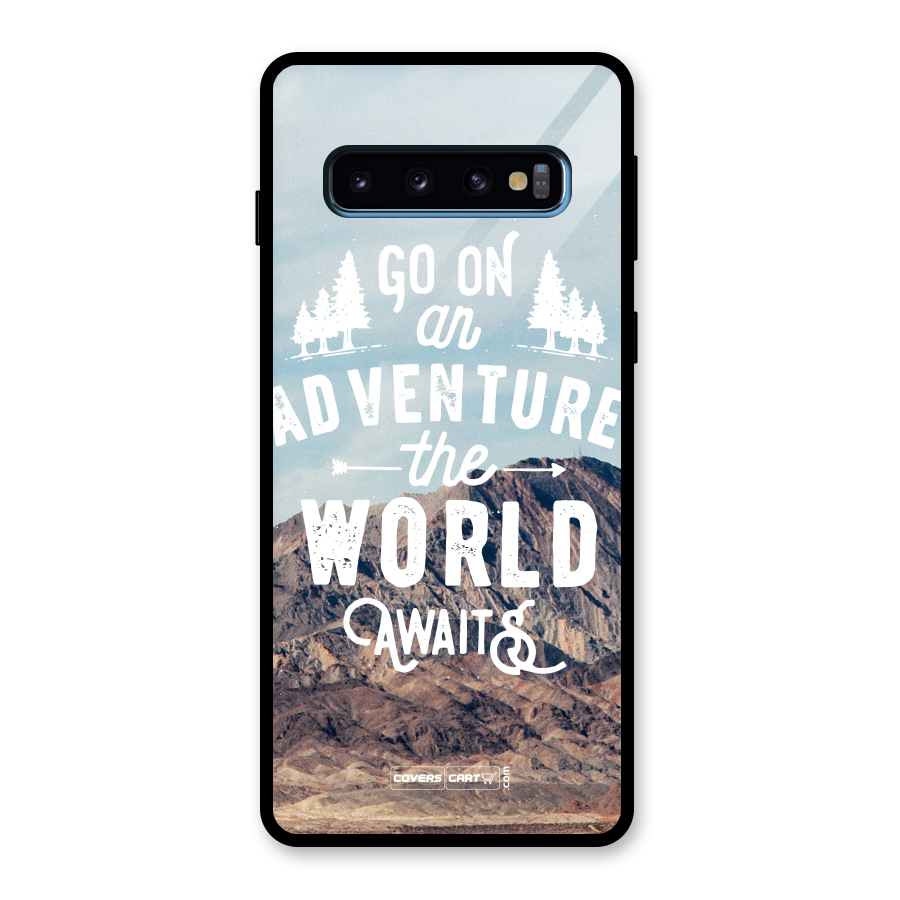 Adventure World Glass Back Case for Galaxy S10