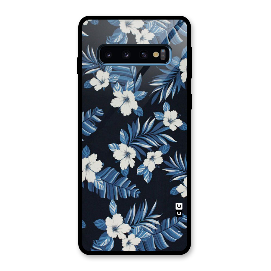 Aesthicity Floral Glass Back Case for Galaxy S10