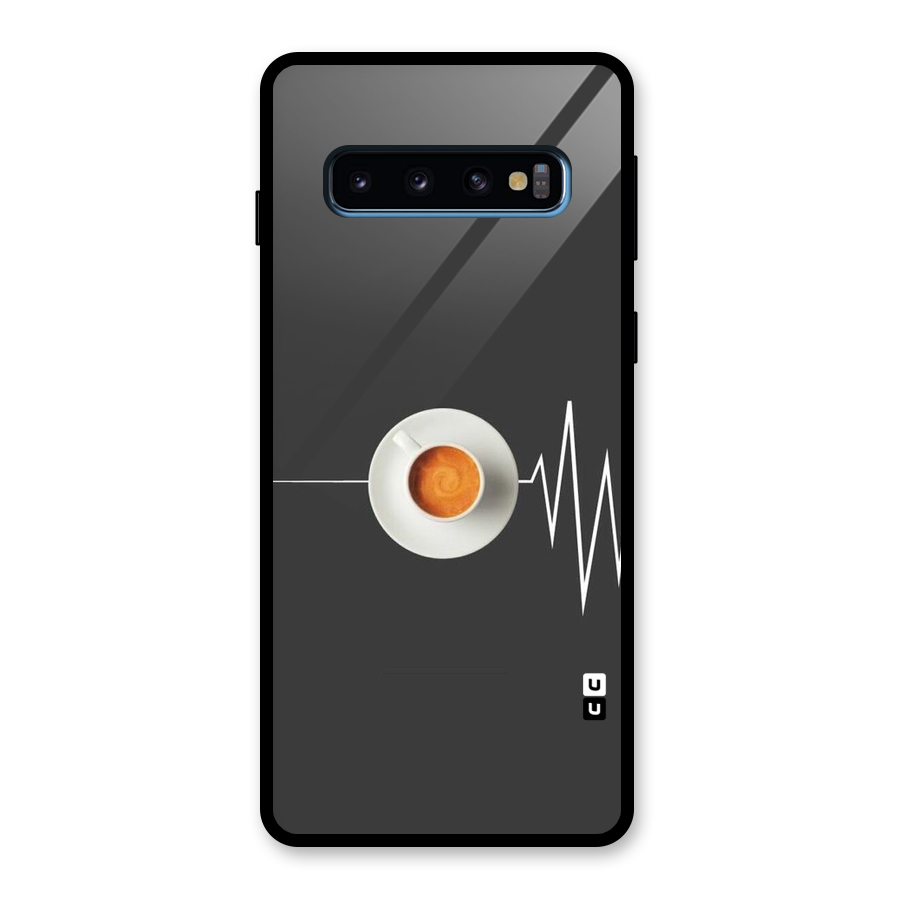 After Coffee Glass Back Case for Galaxy S10