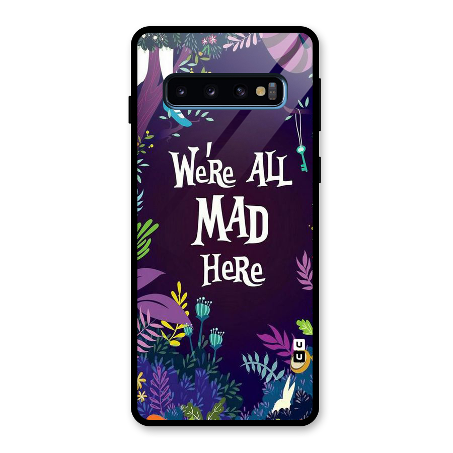 All Mad Glass Back Case for Galaxy S10